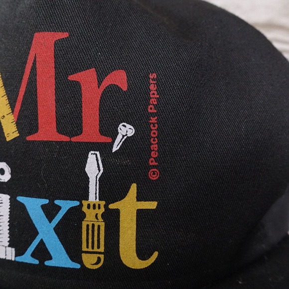 VINTAGE MR FIX IT FUNNY HUMOR DEADSTOCK SNAPBACK HAT CAP NEW! - Picture 3 of 10